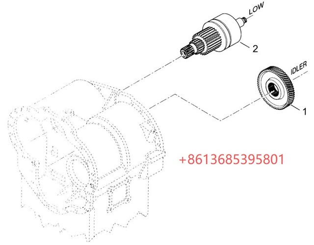 sanyparts 60139145 Idler shaft assembly