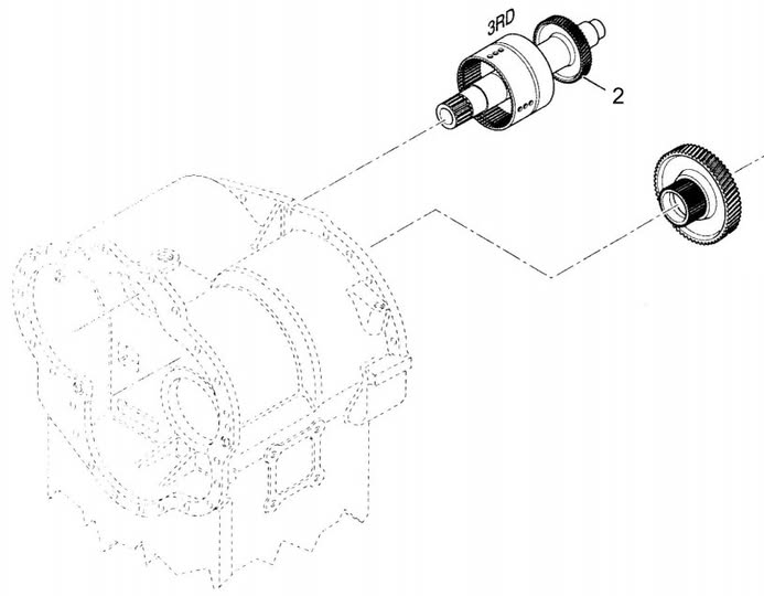 60138844 Single-stage transmission gear set