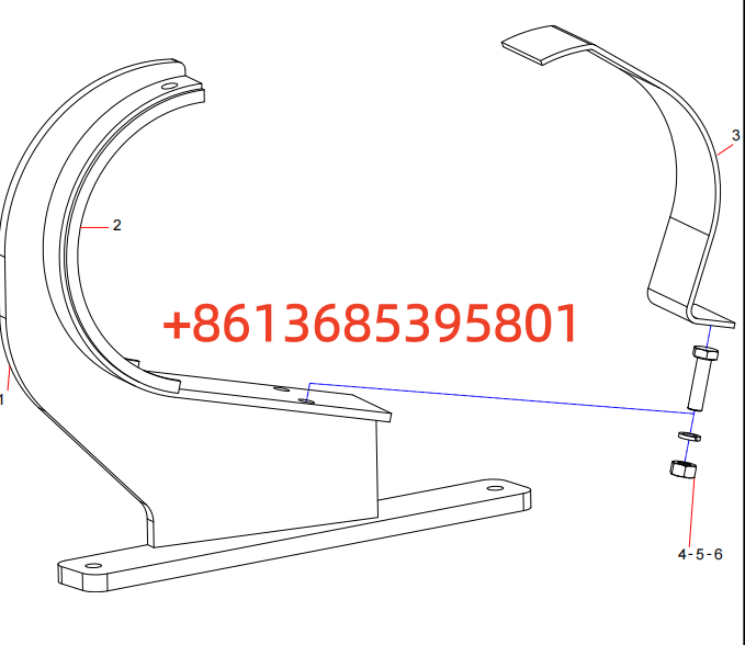 12566017 Intake pipe bracket