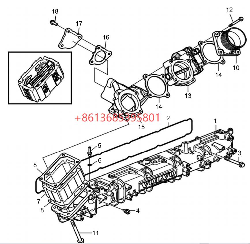 60349737 Intake manifold assembly
