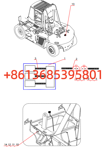 14335964 Visual reversing radar