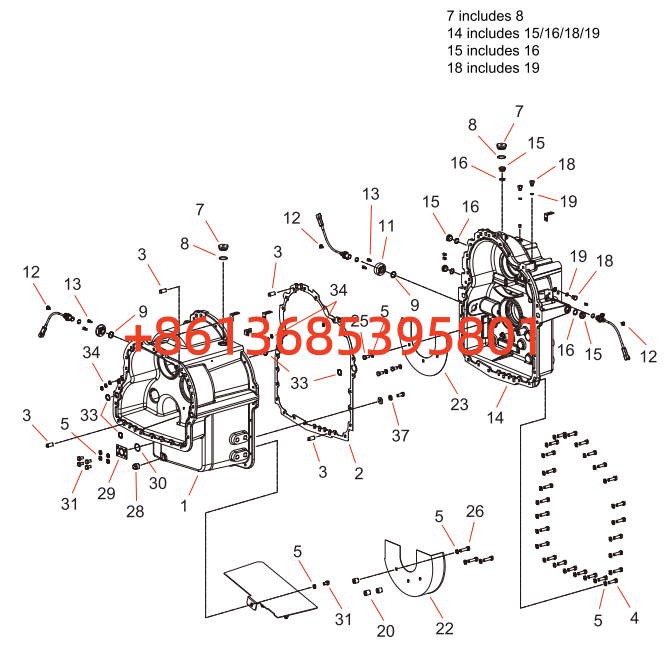 60280331 Transmission housing