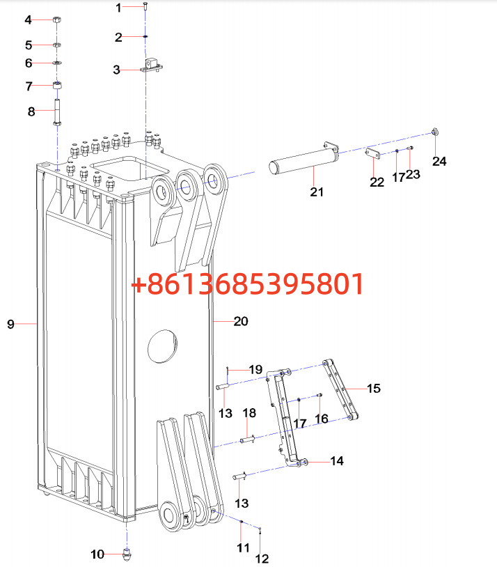 #13168941 Extended mast assembly