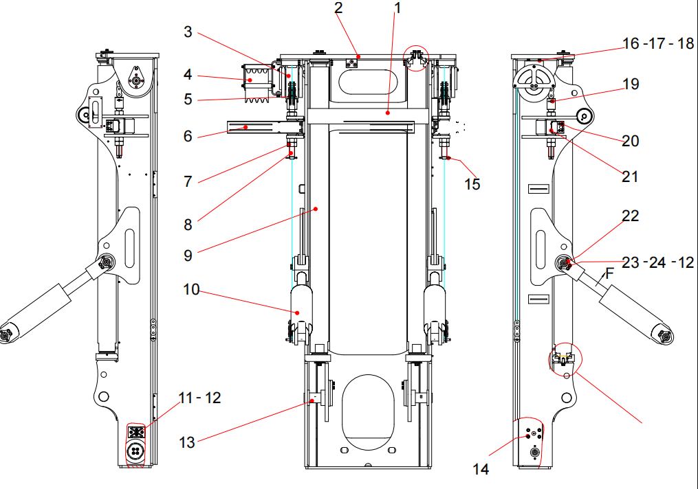 13614388 Gantry Assembly