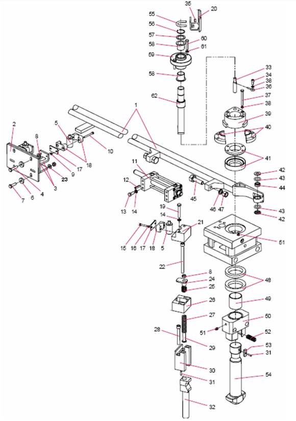 60138959 Swinging Rotary Lock Device