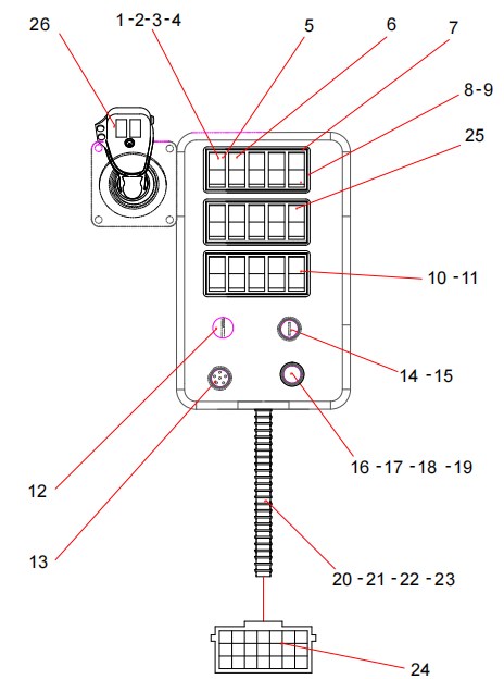 14317549 Right panel system diagram