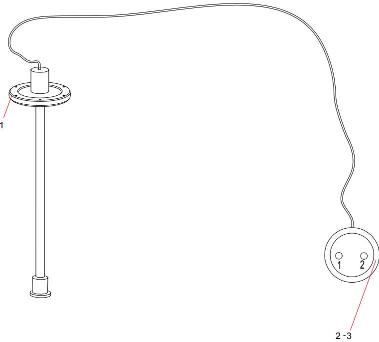 12912669 Liquid level sensor assembly